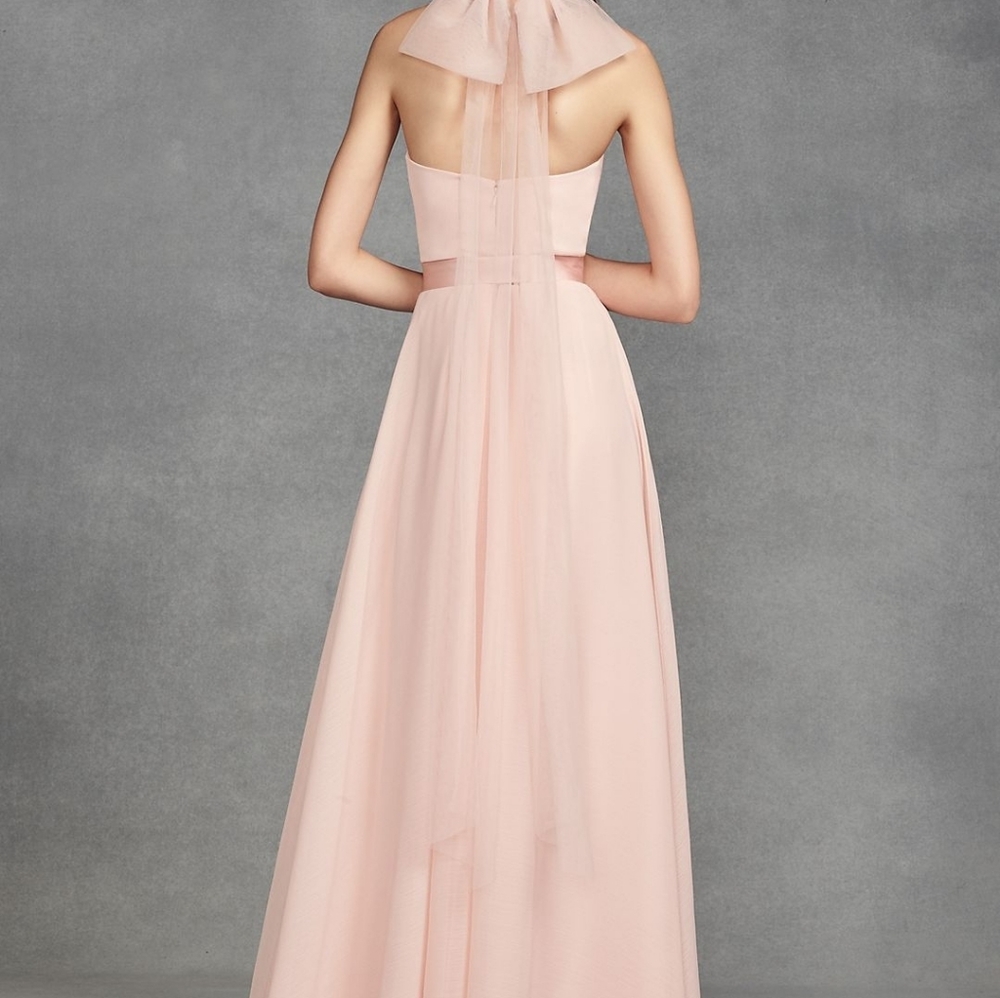 Gray Vera Wang Bridesmaid Dress - Picture 2 of 4